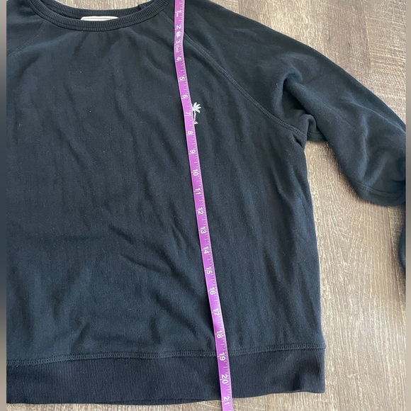 MILLE Palm Tree Sweatshirt in Black - Picture 3 of 7